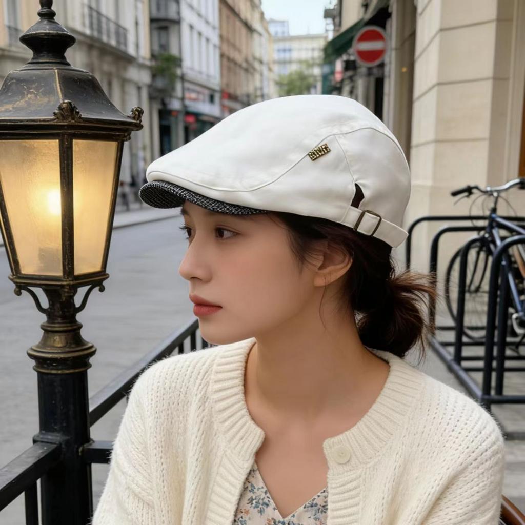 New yuppie anti-wearing beret women's summer and autumn thin retro newsboy hat fashion casual trend forward hat