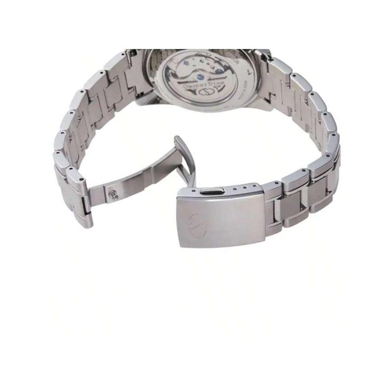 Orologio Orient - Orologio Meccanico Automatico da Uomo, Design con Doppi Leoni, Stile Business alla Moda, Modello RE-HJ0003B00B