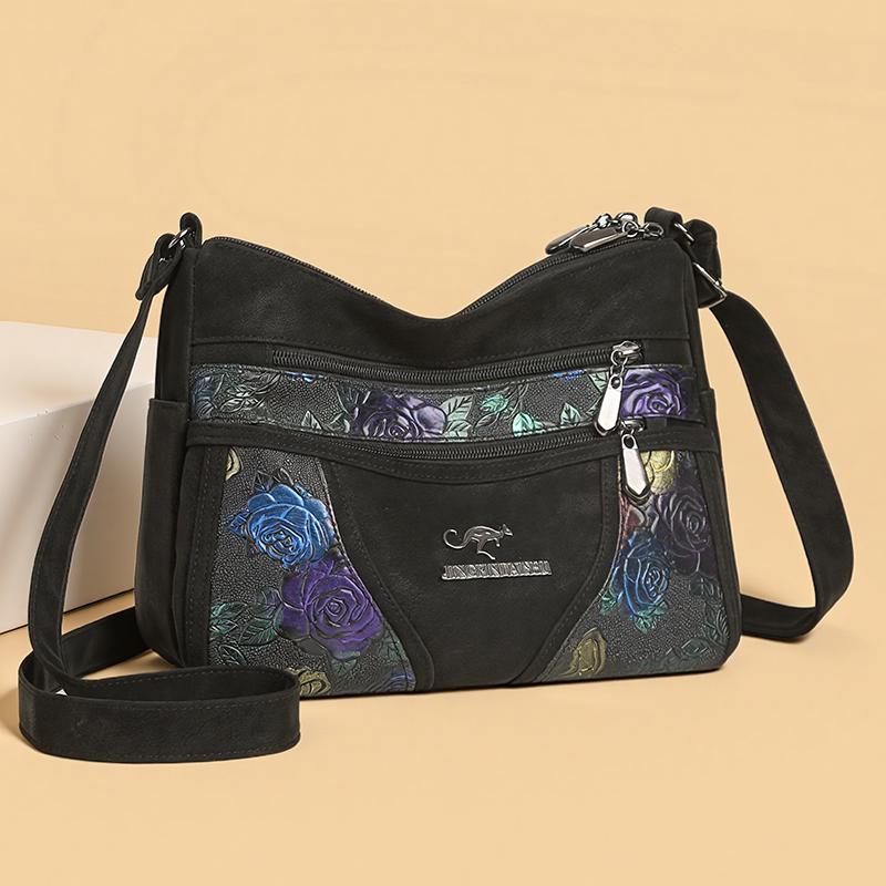 Women's Bag Shoulder Bag Middle-Aged Mother Bag Large Capacity Crossbody Small Square Bag