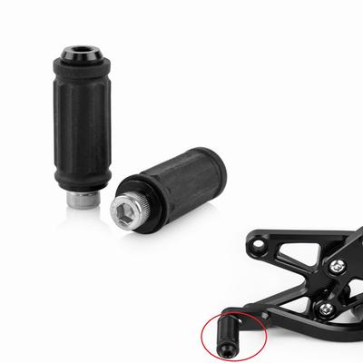 Repose-pieds Arrière Universels pour Moto Goupilles de Repose-pieds M6 Accessoires de Pédale Goupille de Pied pour Levier de Changement et de Frein