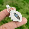 Daughters Day Deal 925 Sterling Silver Labradorite Rough Stone Bezel New Pendant