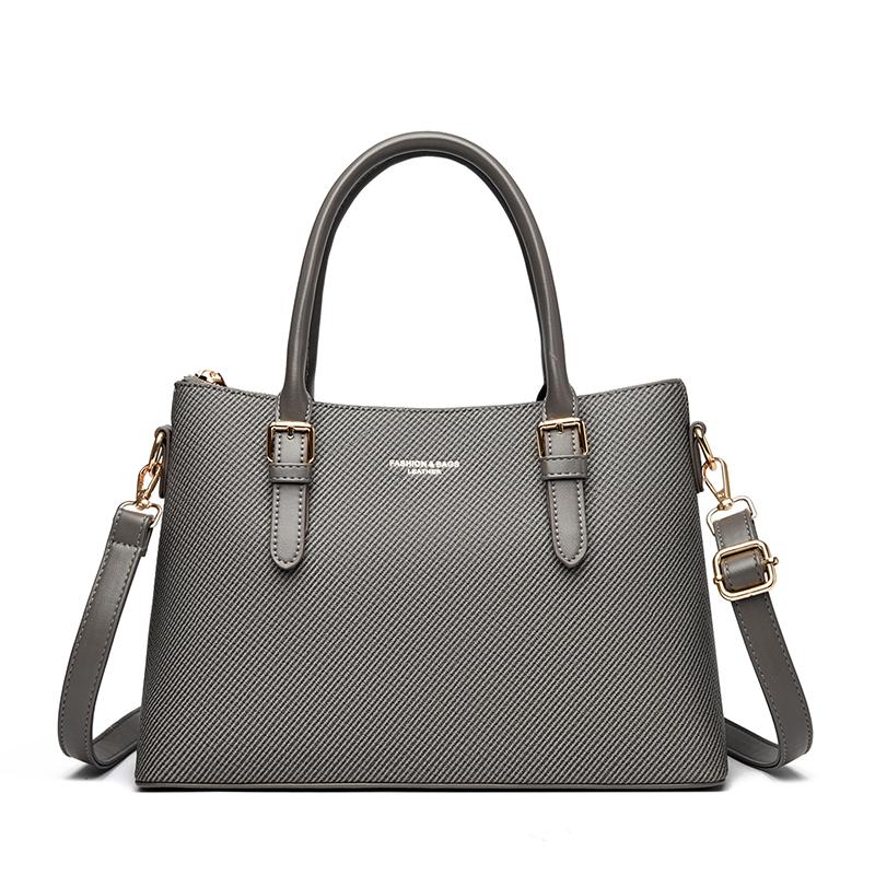 

Luxury Women s Handbags 3 Layers Large Capacity Women Shoulder Bags Top Quality PU Leather Commut Crossbody Bags For Women Sac сірий