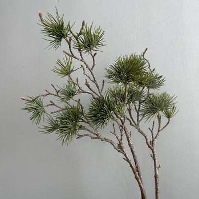 Decorazioni Fai da Te per Bonsai Ramo di Pino Artificiale Verde Alberi di Pino di Plastica Lusso Piante Piante Finte Realistiche Eleganti Decorazioni per Soggiorno