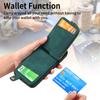 Vertical Cards Slot Ring Holder Zipper Wallet Case For iPhone 15 Pro Max 14 Plus 13 12 11 XS X XR 7 8 SE 2022 Bag Pocket Cover