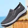 Men's Shoes Spring and Summer Fly-woven Breathable Casual Shoes Medium and Old Walking Thin Soft Sole Light
