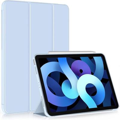 Funda para iPad 10,2" - Protección Antigolpes - Soporte Despertador - Azul - Silicona - Mixta