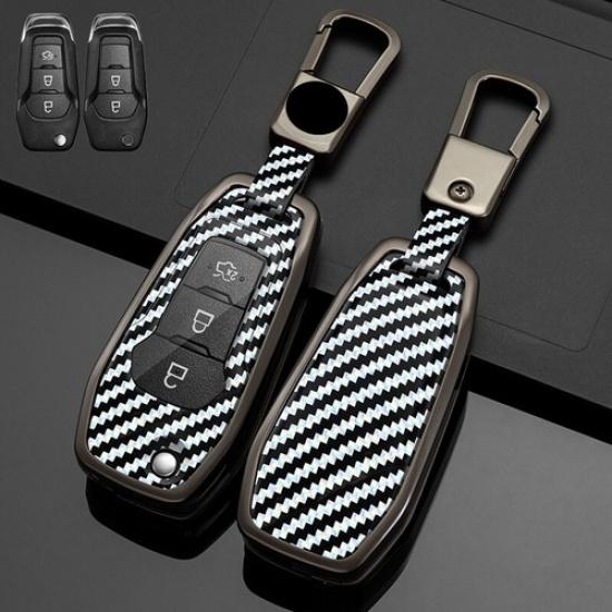Zinc Alloy TPU Car Key Fob Case Cover For Ford F150 F450 Explorer Ranger Mustang