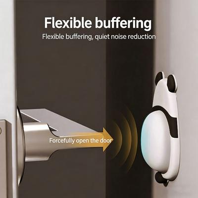 1Pc Cute Artifact Refrigerator Rear Barrier Wall Sticker Buffer Pad Pet Door Barrier Anti Collision Pad Soft Plastic Sticker