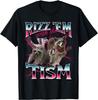 ZAANU Autism Funny Rizz Em with The Tism Meme Autistic Racoon T-Shirt