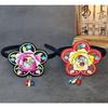 Accesoriu de păr Hanbok coreean pentru, Recuzită foto Hanbok-roșu,negru