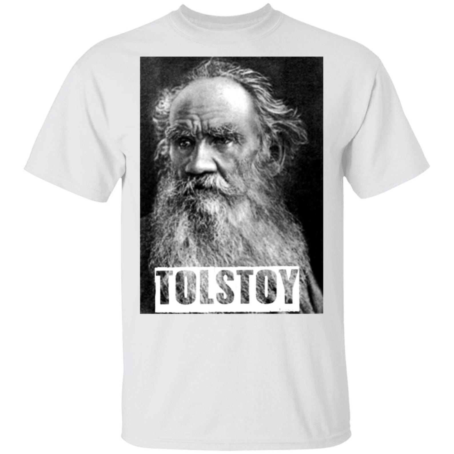 Leo Tolstoy Russian Writer T shirt War and Peace Anna Karenina Classic Literature Author shirt G500 5.3 oz. T shirt 2XL