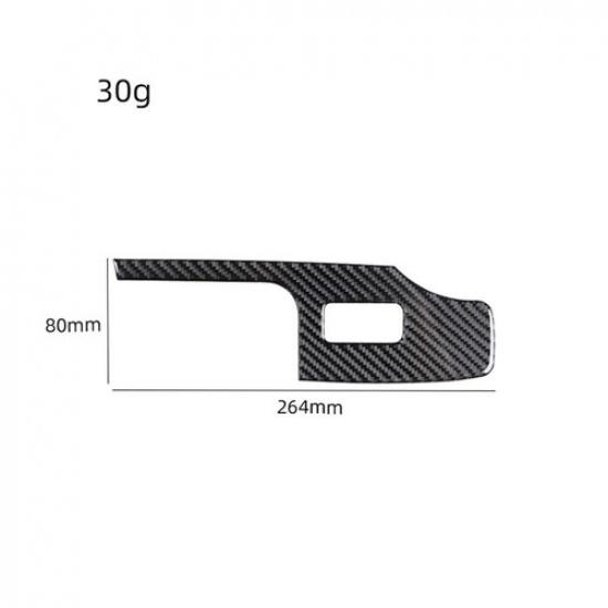 4Pcs Carbon Fiber Interior Window Lift Switch Cover Trim For Acura TSX 2004-08