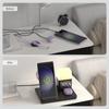 6 In 1 Wireless Charger Stand Alarm Clock Night Light Fast Charging Station Dock for Samsung S23 S22 Galaxy Watch 6 5 4 3 2 Buds