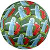 In the Night Garden Theme Size 5 Soccer Ball, Suitable for Both Indoor and Outdoor Matches, a Gift Suitable for Everyone.
