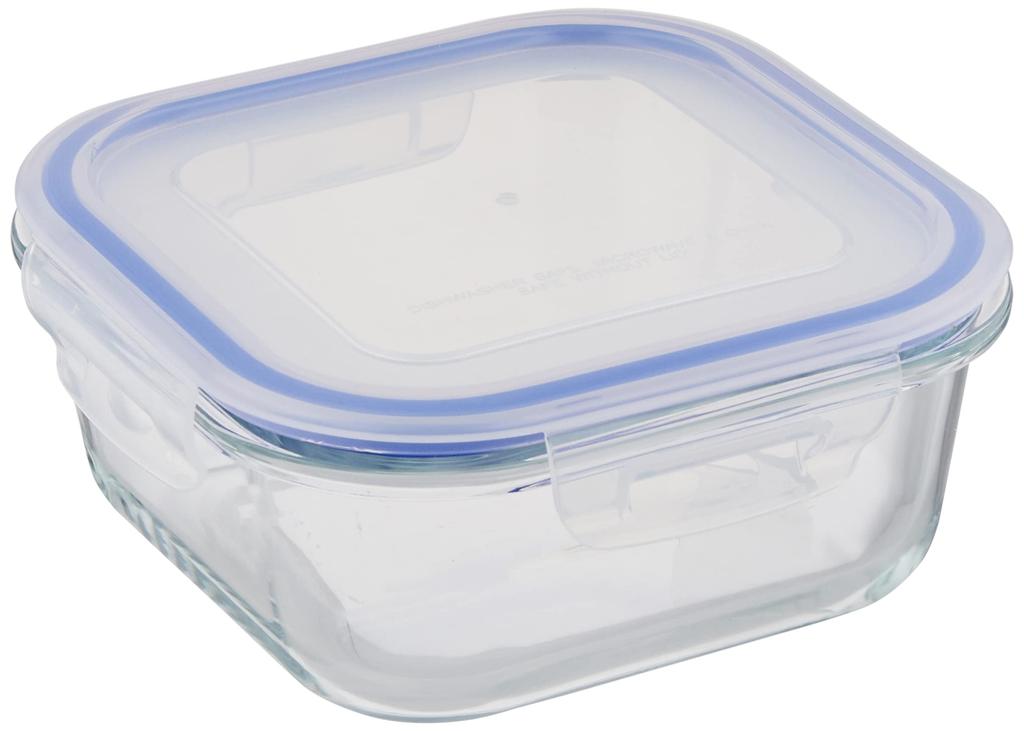 Wahei Freiz Microwave and Oven Safe Heat-Resistant Glass Container 800ml Resh ME-7423