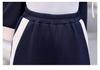 Spring Women's Casual Two-Piece: Loose Zipper Jacket & Elastic Waist Long Pants - For Middle-Aged and Elderly Women.