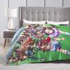 Uma Musume Pretty Derby Blankets Fleece All Season Portable Warm Throw Blankets for Bed Couch Bedding Throws