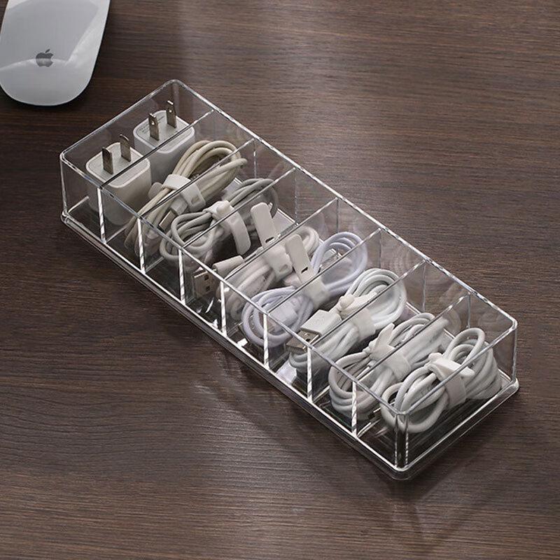 Transparent Cable Organizer Box