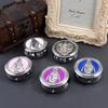 Retro Saint Benedict Jewelry Box Round Jewelry Storage Box  Accessories Storage
