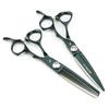 6.0 Inch Green Paint, Neptune Hair Scissors Straight Cutting Teeth Scissors Thin Cutting Hair Salon Special Foreign Trade Explosion