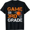 Lustige Spiele Auf Drittklässler Basketball Erster Schultag T-Shirt