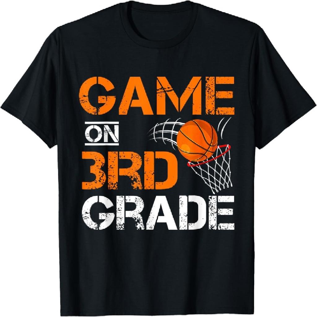Funny Games On Third Grade Basketball First Day Of School T-Shirt