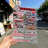 For Honda Reflective Motorcycle Stickers Waterproof Vinyl Decals for Motorbike Helmet Fuel Tank Bike