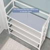 Shoemaker Organizer Bedroom Floor Mounted Clothes Hanger Multifunctional Assembly Coat And Hat Rack Household Door Four Layer Sh