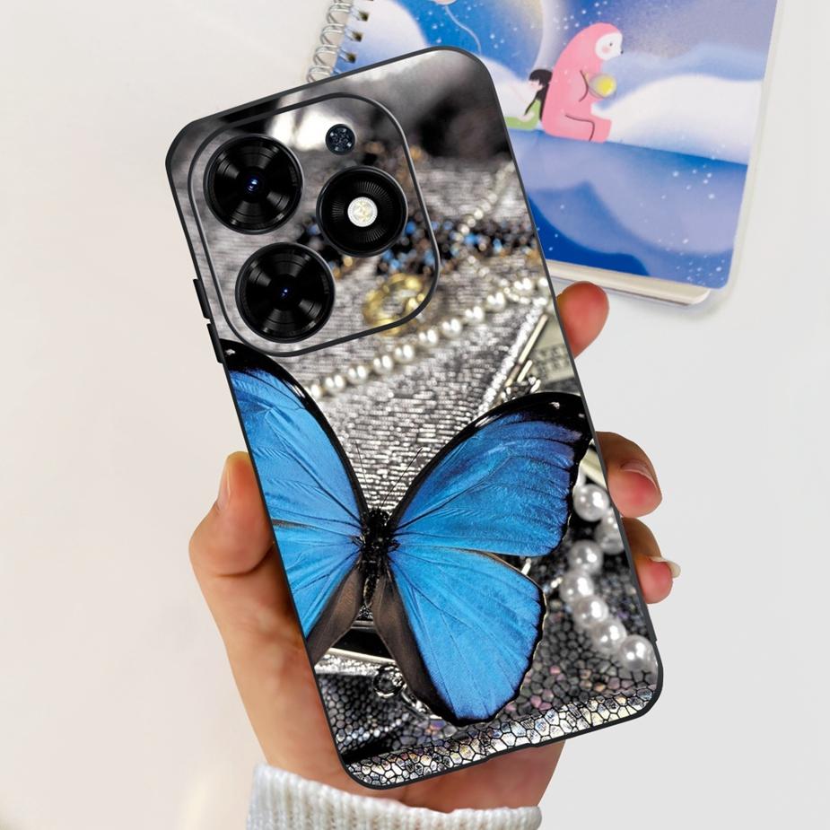 For Infinix Smart 8 Case X6525 Luxury Popular Painted Cover Matte Phone Case For Infinix Smart 8 Smart8 Soft Fundas 6.6'' Bumper