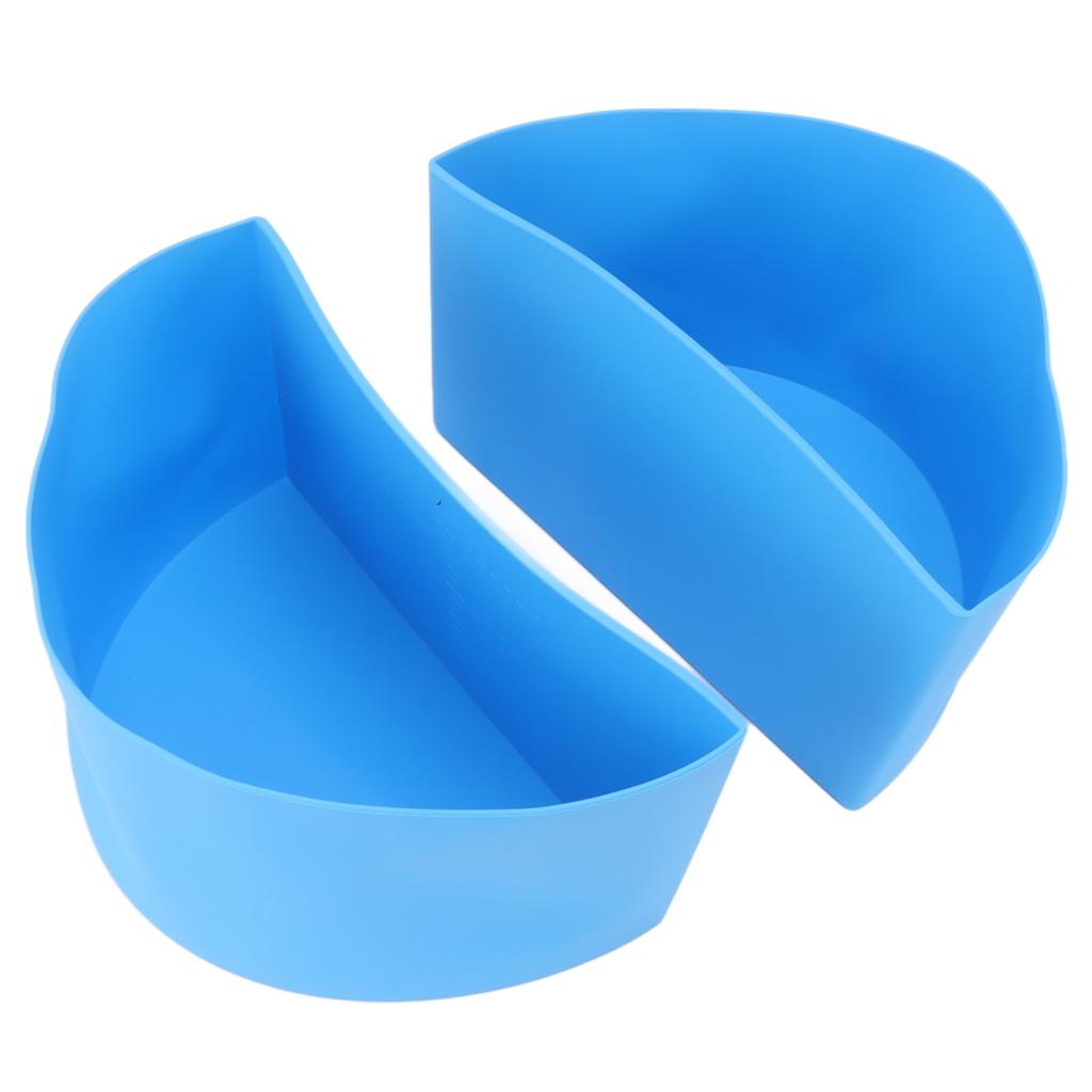 6 Quart Reusable Silicone Slow Cooker Liner 6 QT Slow Cooker Divider Liner Fit 6 Qt Pot Blue