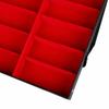 Glasses Holder Case Organizer 18-Grid Organizer Velvet Eyeglasses Collector Showcase Organizer Jewelry Tray Stand