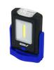 1W Cob Led+3Led Rectangular Flashlight With Base, Battery - Dedl1005