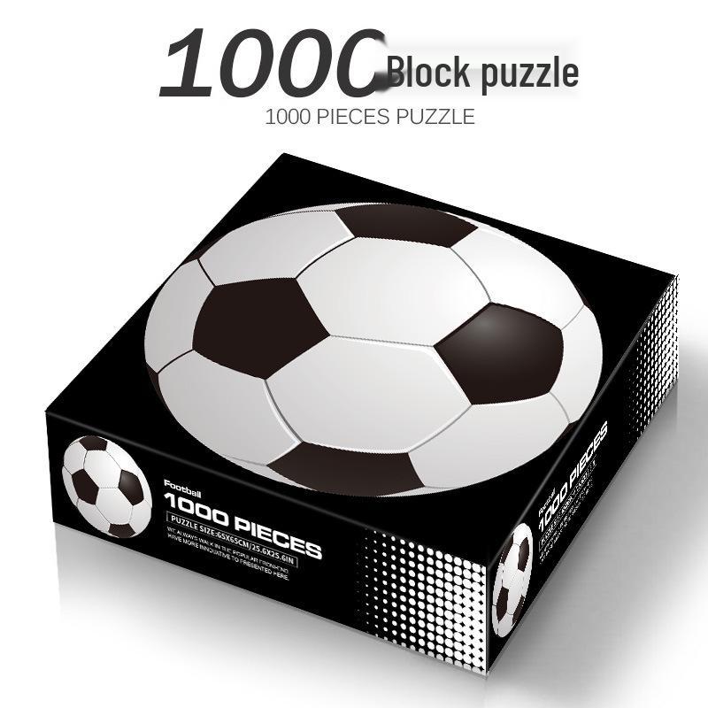 1000-Piece Adult Christmas & Halloween Round Jigsaw Puzzle Decompression Toy