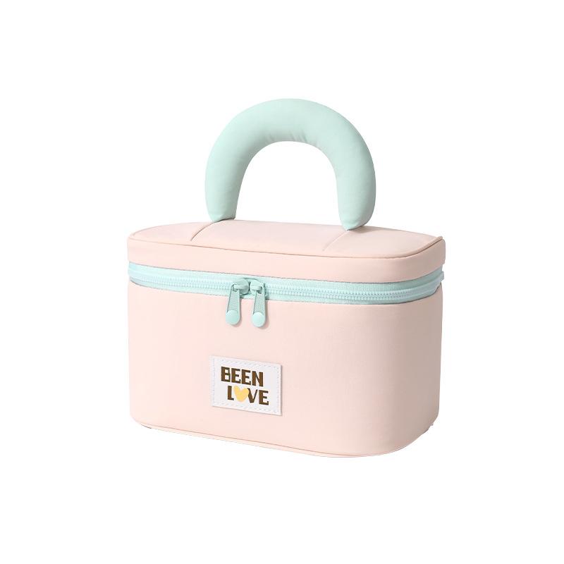 Large Capacity Waterproof Nylon Handheld Travel Makeup Cosmetic Storage Bag