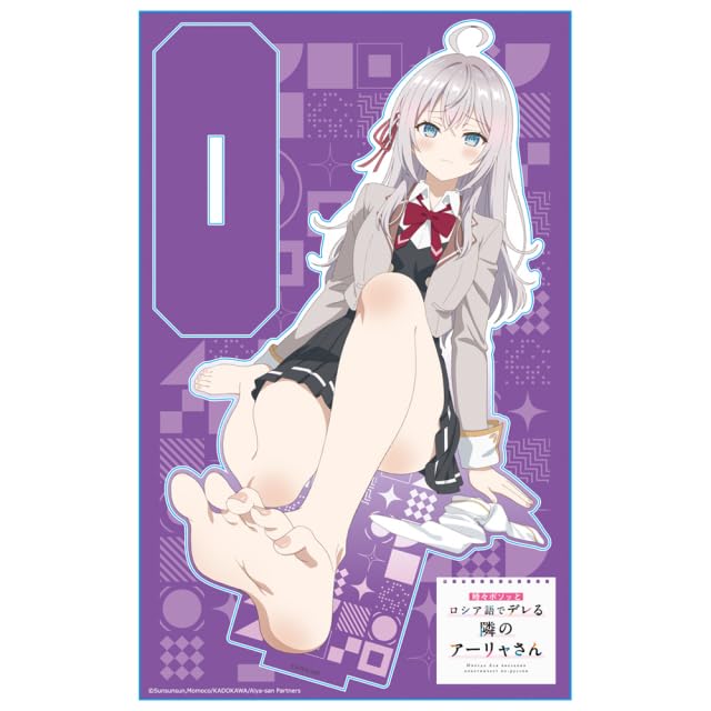 the girl next door who sometimes whispers in Acrylic Character Arya Barefoot Arya, Russian, Stand Ver.