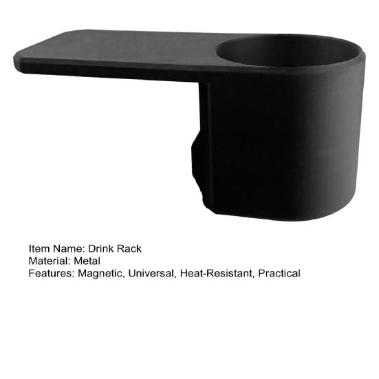 Magnetic Drink Holder for Grill Soda Can Rack Fit for Traeger Grill Side Beverage Holder Gift for BBQ Enthusiasts