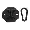 Hammock Mounting Plate Wall Mount Ring Hooks Hanging Kit with Screws for Camping Traveling Field Training