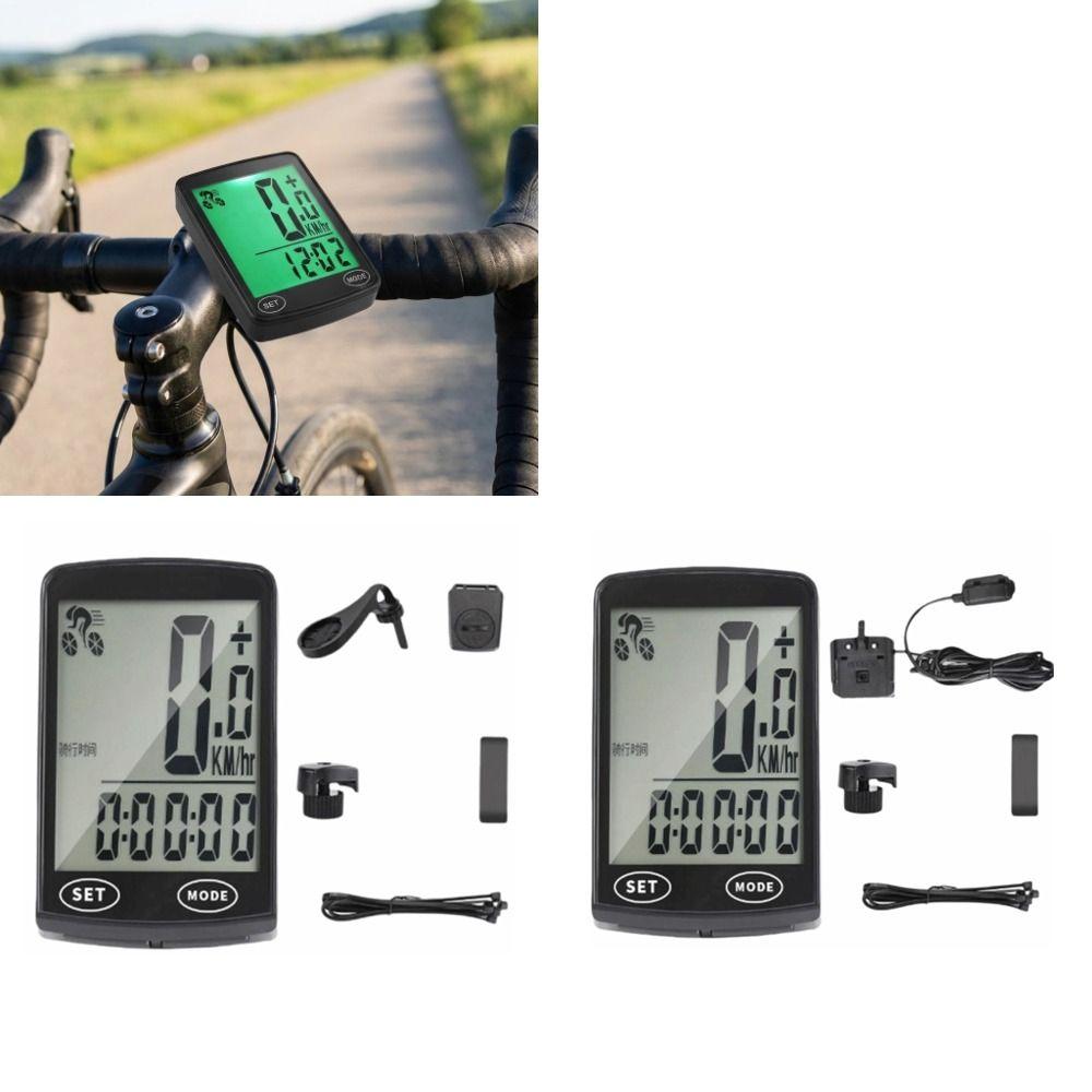 LED Backlight Bike Computer Waterproof Bicycle Speedometer Bicycle Odometer Cycling Activities