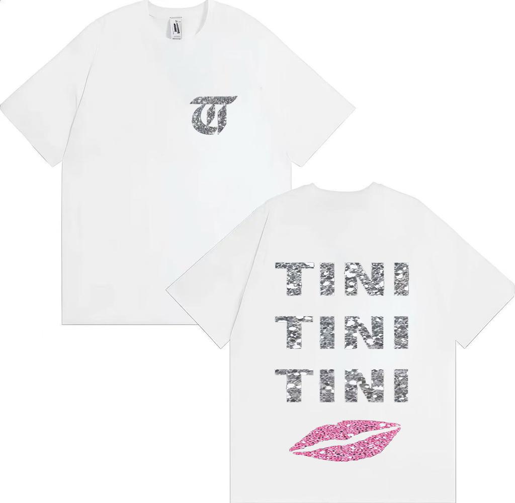 Cantante TINI STOESSEL Futtura Trendy 2025 Grafica Tour Maglietta Uomo Donna Pop Maglietta Cotone Casual Manica Corta T-Shirt Unisex