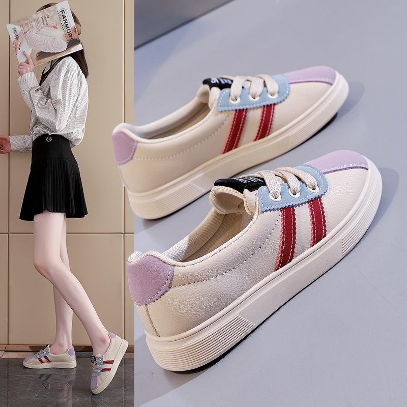 ins Korean version of little white shoes women's 2025 new breathable student low-top casual shoes versatile soft-soled women's shoes KT-271