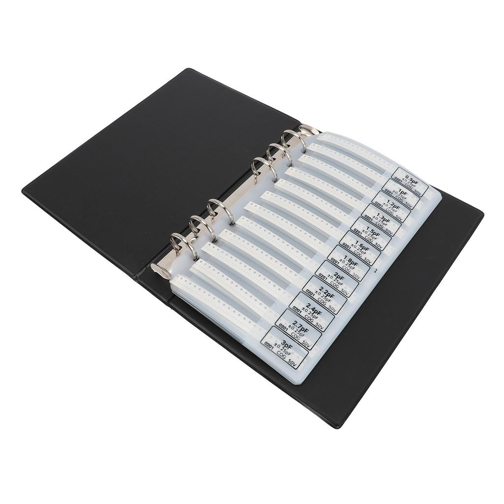 Capacitor Sample Book 84 Values High Accuracy Electronic Components Assortment Kit for Teaching and Experiment