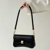 Baguette bag, new simple casual solid color underarm women's bag, urban style versatile diagonal span shoulder women's bag