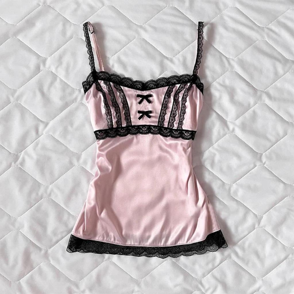 TrendHub Suspensórios Femininos Padrão Riscas Casual Y2K Retro Harajuku Moda Nova Street Punk Doce Hip Hop Fofa Hottie Baby Tops Curtos Emo