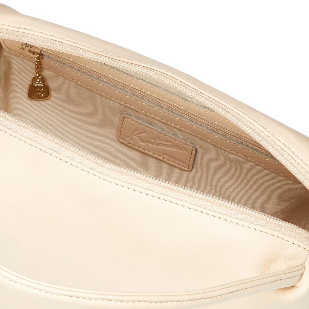 Removable Corsage Waterproof Handbag Beige 50501 [Kitamura] Y-1130