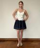 Sinun Lace Flared Skirt (Navy)