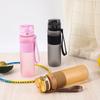 Water bottle sports water cup men's portable anti-drop fitness kettle summer female students large capacity matte anti-scalding plastic cup
