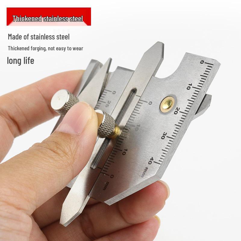 Weld Gauge: Seam & Bevel Angle Ruler, Undercut Depth Measuring Tool