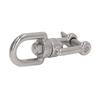 Double Jaw Shackle Professional Heavy Duty 304 Stainless Steel Rolling Shackle Device for Swing Climbing Rope 5mm 0.20in