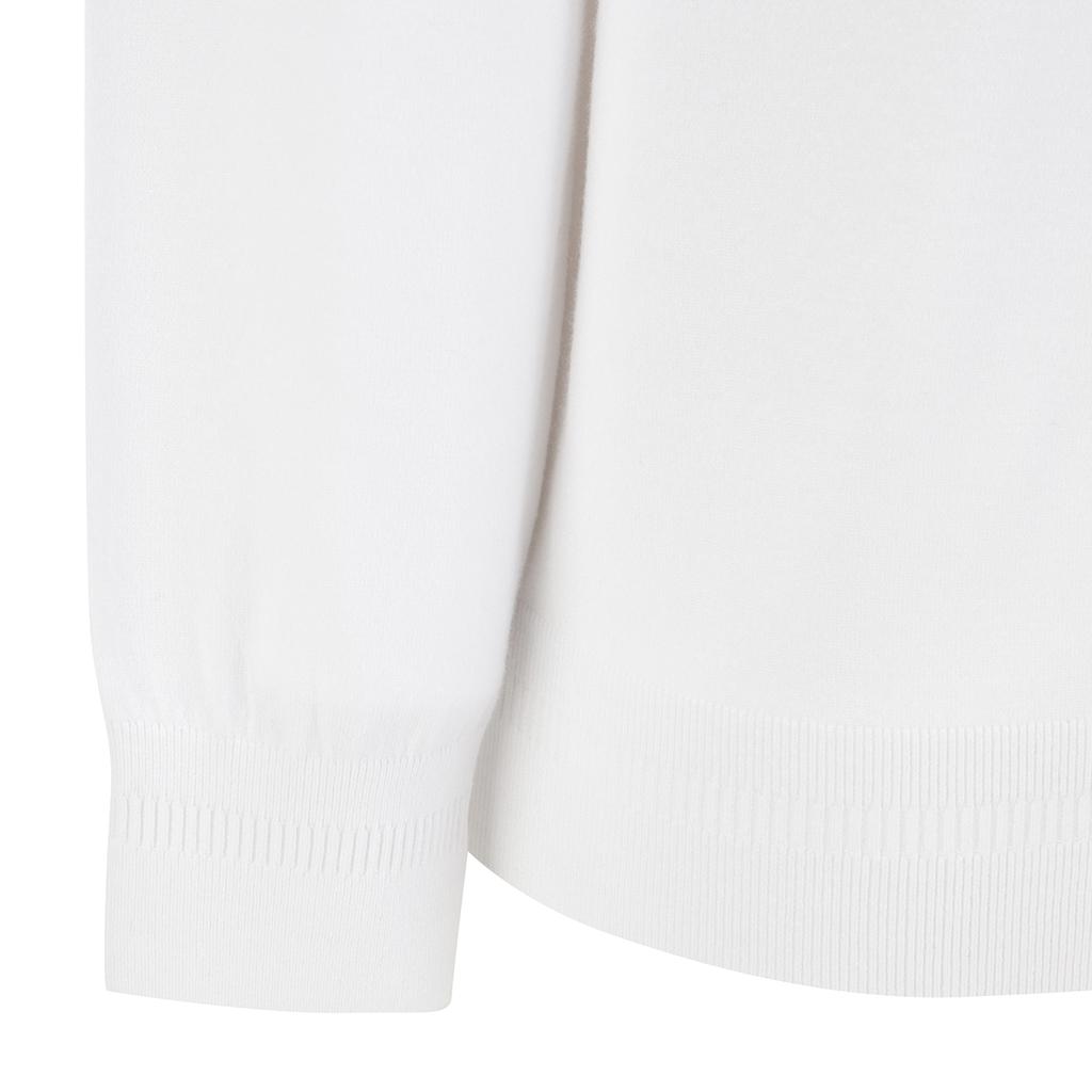 ANEW GOLF Men Sp Stripe Block Sweater_Wh