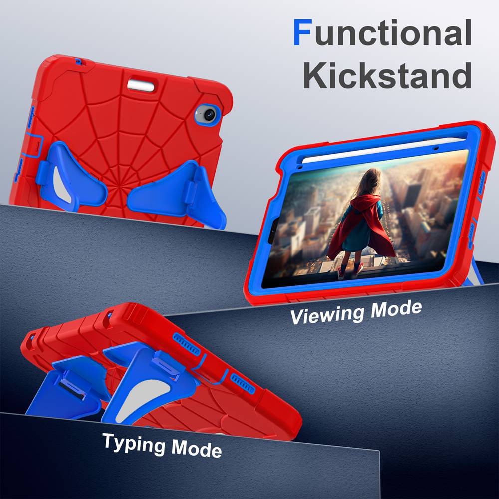 For iPad mini 7 2024 A17 Pro Case A2993/A2995/A2996 8.3 inch Tablet cover Silicone +PC For iPad mini 6 A2567/A2568/A2569 spider